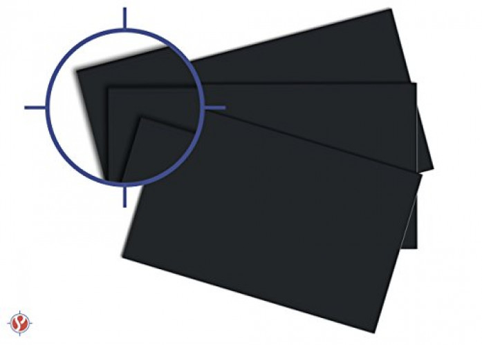 4 X 6 Black Chipboard - Cardboard Medium Weight Chipboard Sheets - 25 Per  Pack.